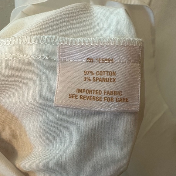 S by Serena Williams White Button Down Button Up Shirt New with Tags - 2XL - Picture 7 of 16